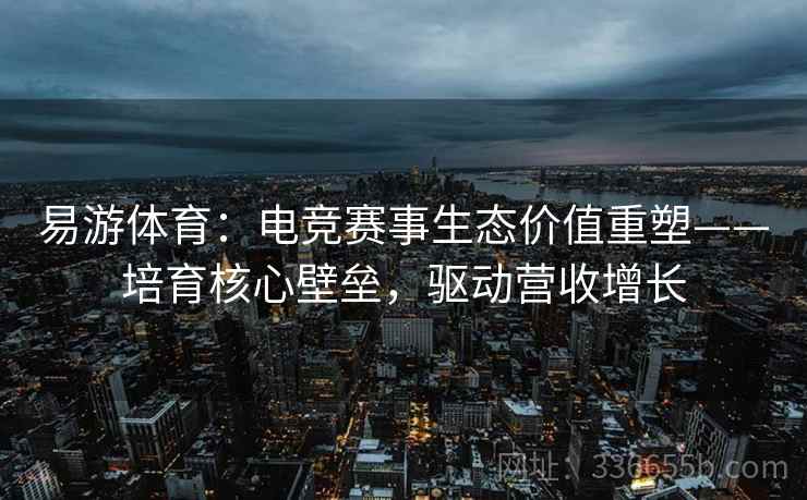 易游体育：电竞赛事生态价值重塑——培育核心壁垒，驱动营收增长