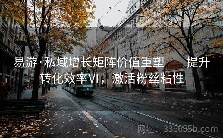 易游·私域增长矩阵价值重塑——提升转化效率Ⅵ，激活粉丝粘性