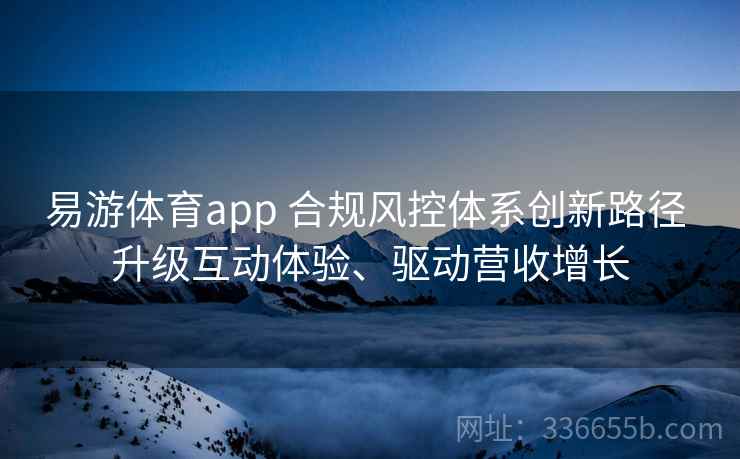 易游体育app 合规风控体系创新路径 升级互动体验、驱动营收增长