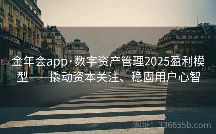 金年会app·数字资产管理2025盈利模型——撬动资本关注、稳固用户心智